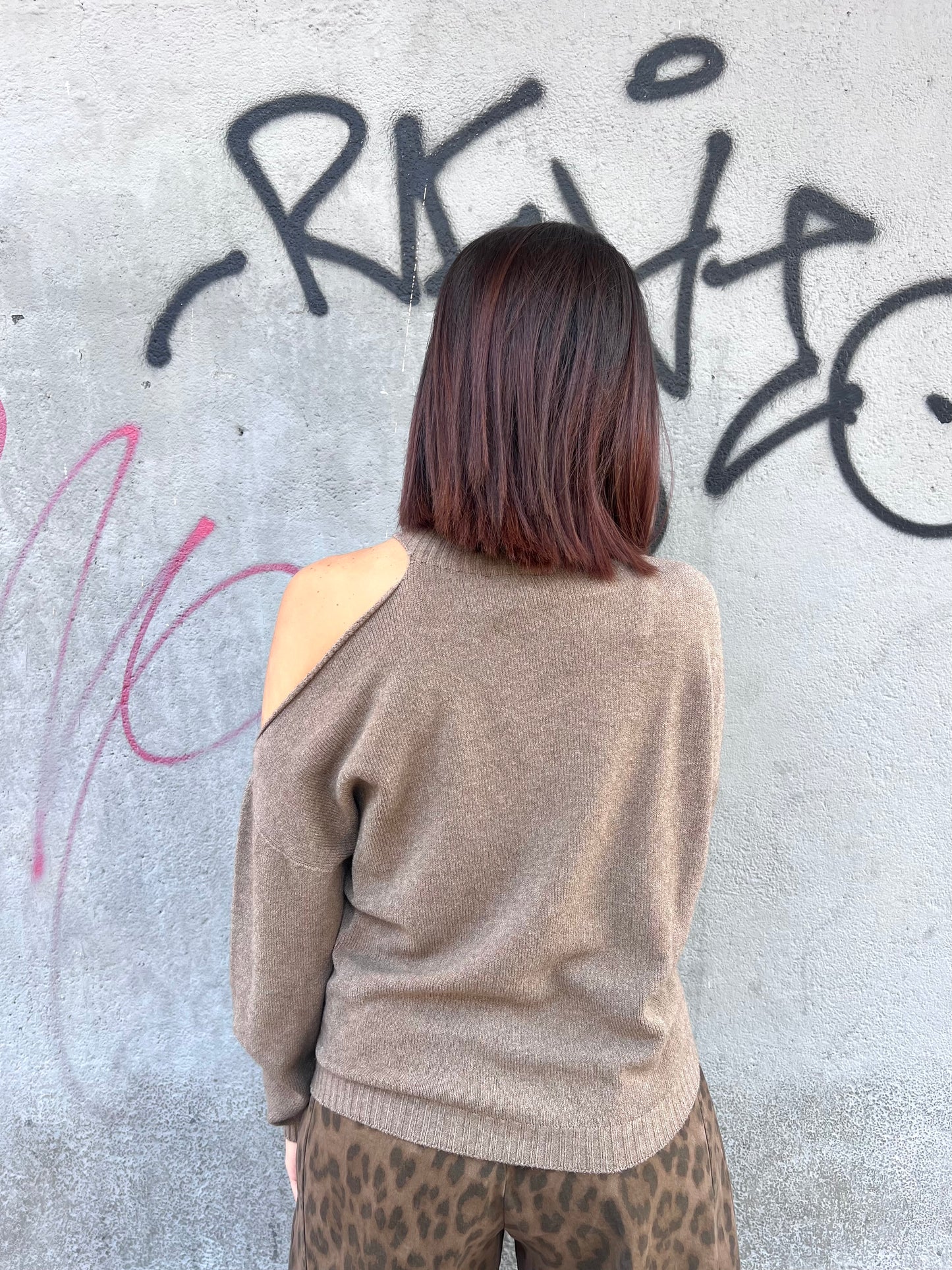 SUSY MIX MAGLIA CUT OUT COLLO NENA KASHA