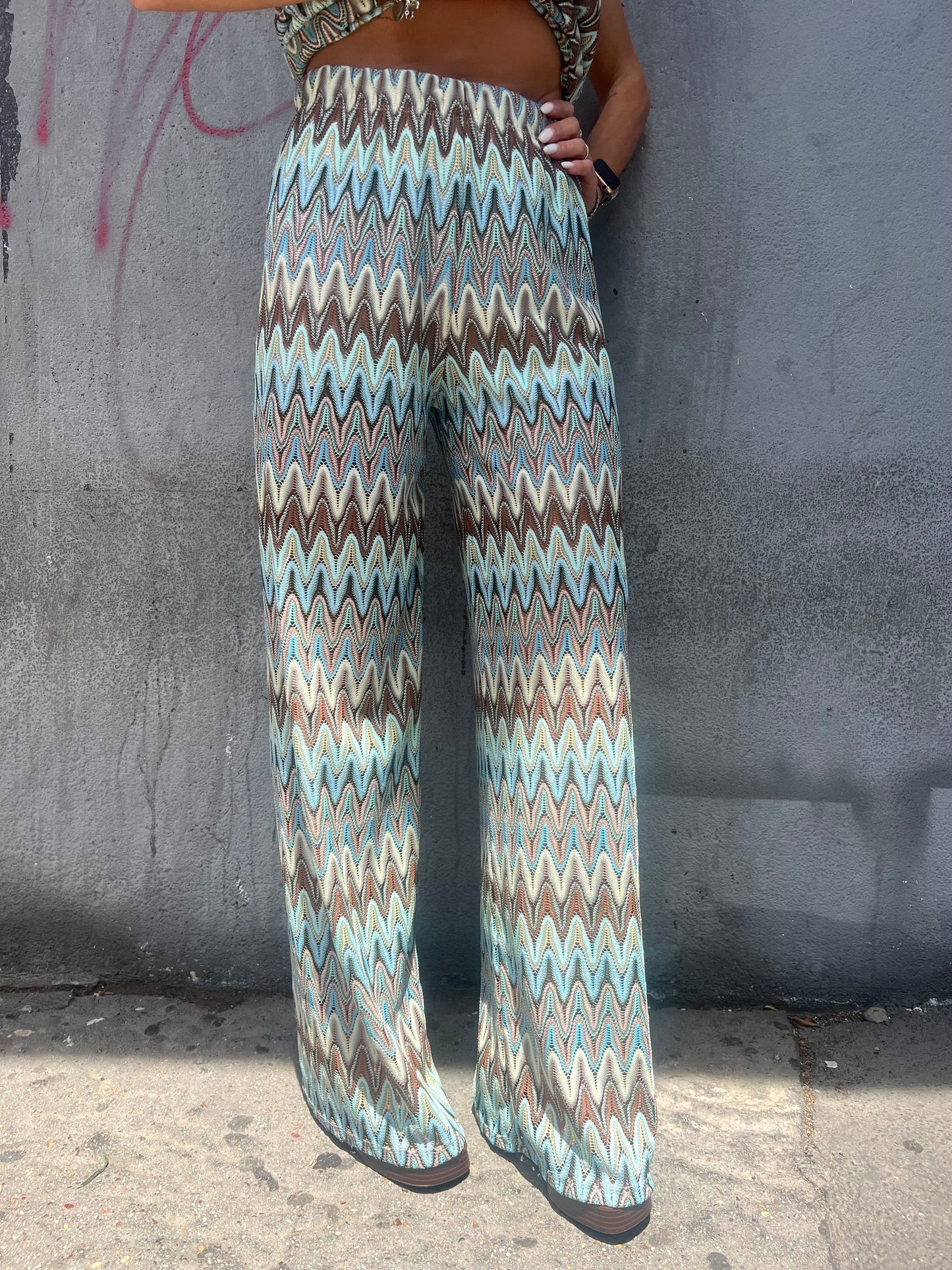 SUSY MIX PANTALONE DRITTO VALERIA CELESTE
