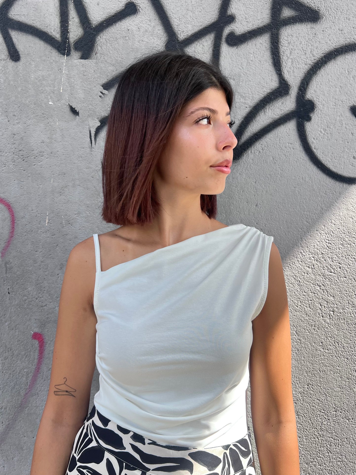 SUSY MIX CANOTTA MONOSPALLA ROBY LATTE