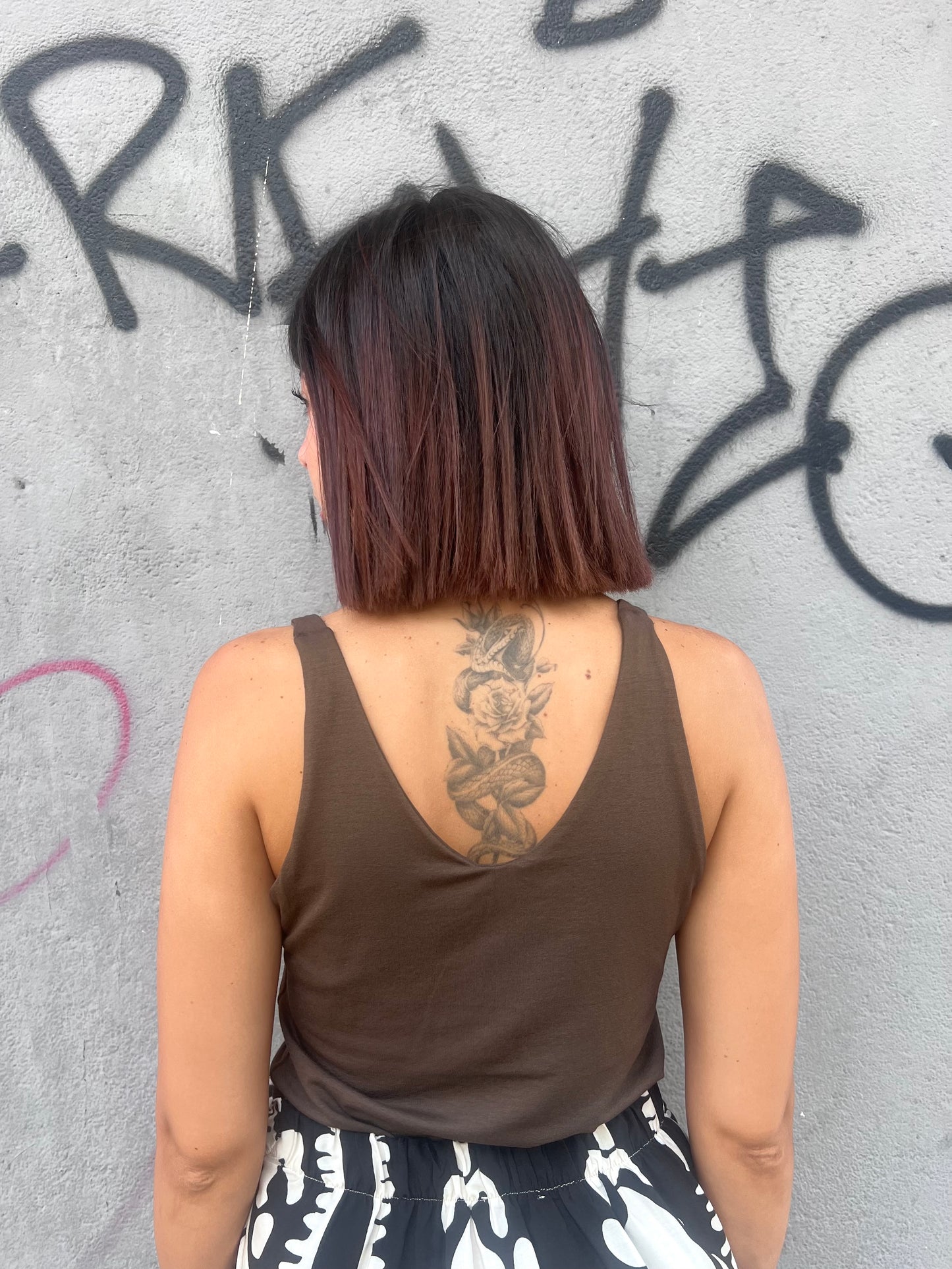 SUSY MIX CANOTTA SCOLLATA CON ACCESSORIO SENO ELIA MORO
