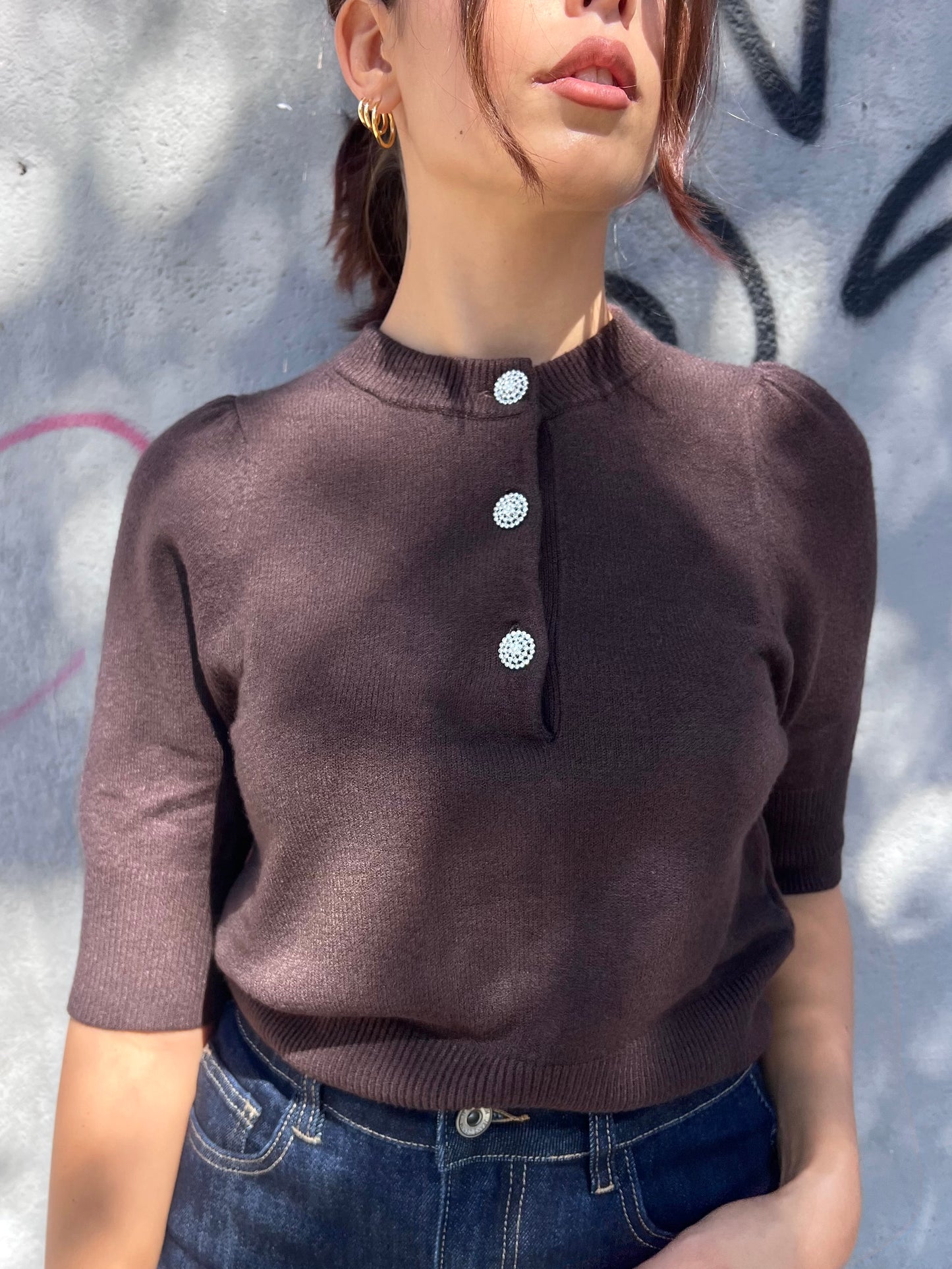 SUSY MIX PULL M/C BOTTONI GIOIELLO IOLANDA MORO