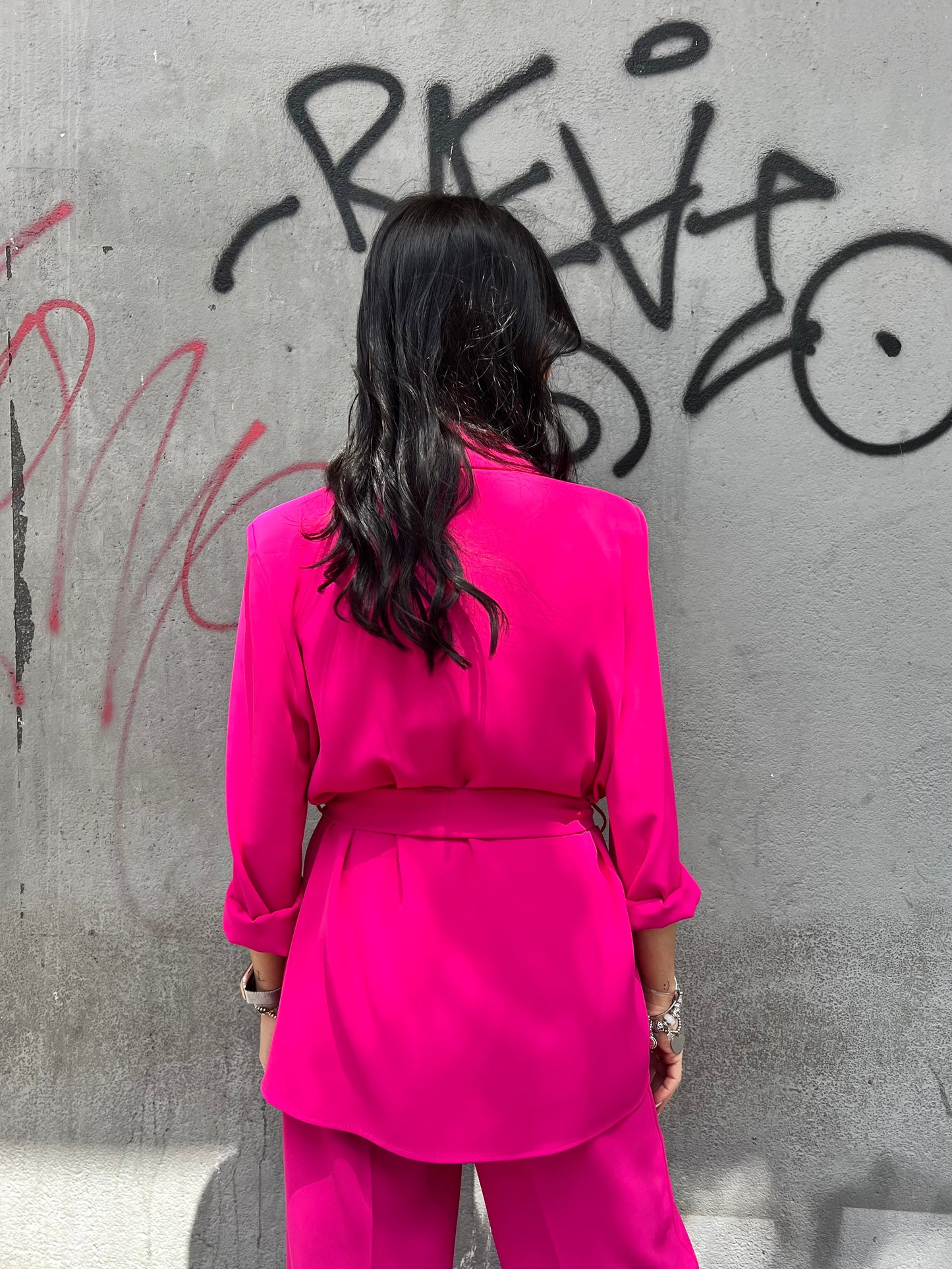 SUSY MIX COMPLETO GIACCA FUSCIACCA, PANTALONE FUCSIA