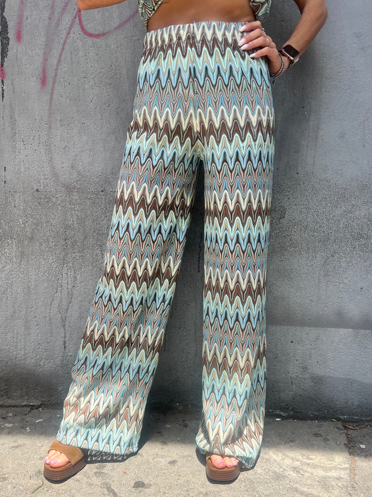 SUSY MIX PANTALONE DRITTO VALERIA CELESTE
