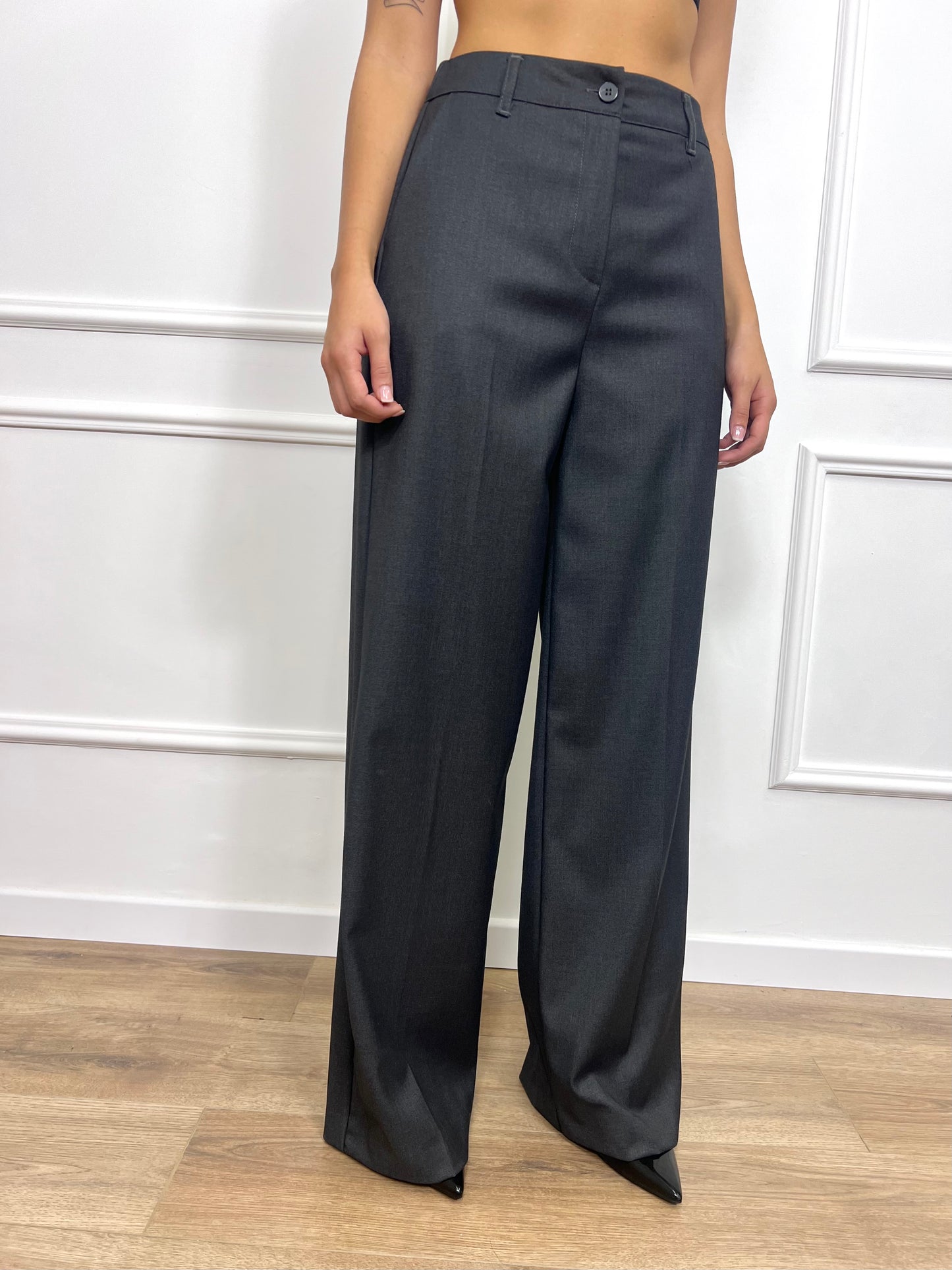 SUSY MIX PANTALONE FULL LENGHT SARTORIALE CAMILLA GRAFFITE