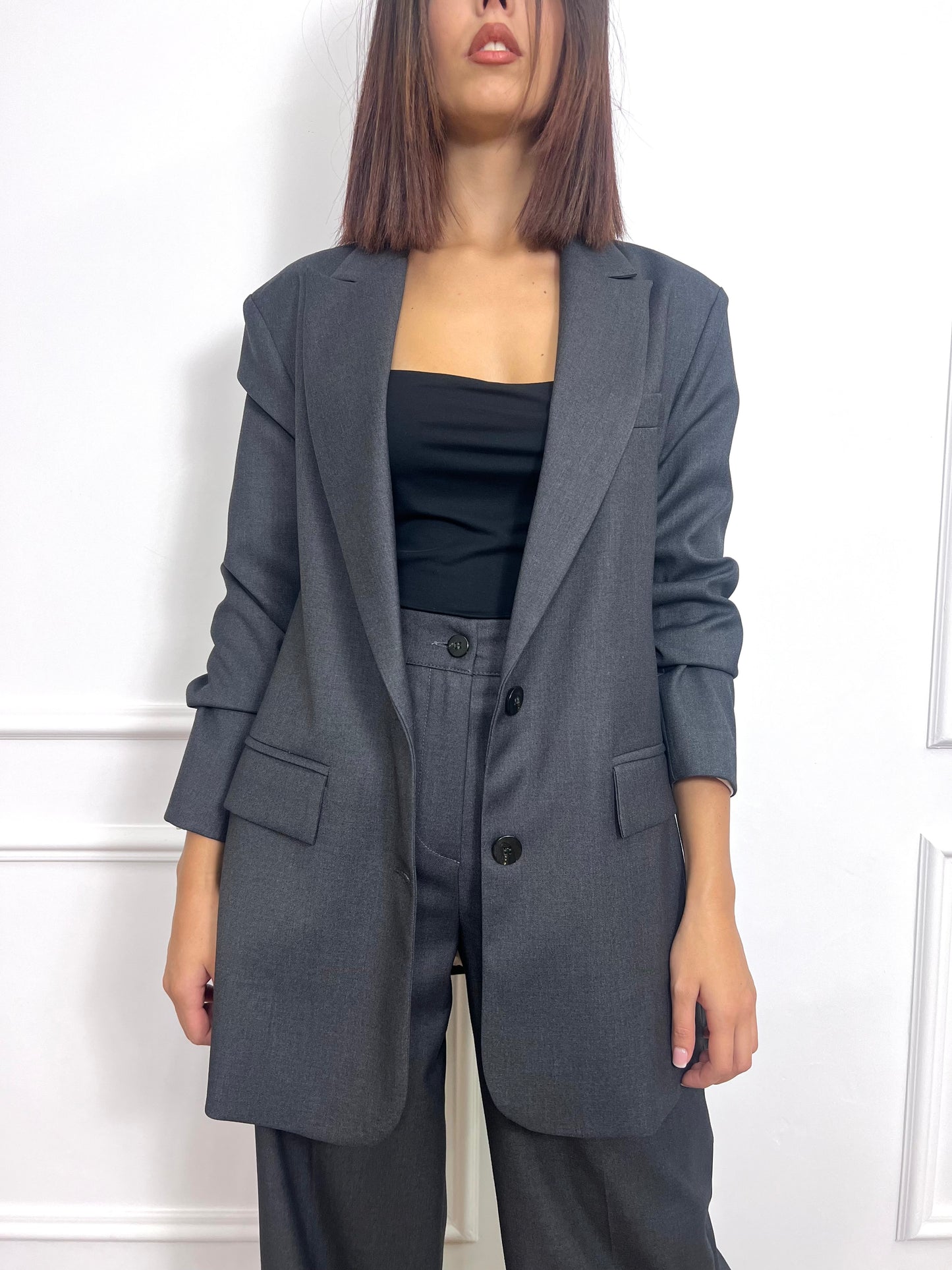 SUSY MIX GIACCA MONOPETTO SARTORIALE CAMILLA GRAFFITE