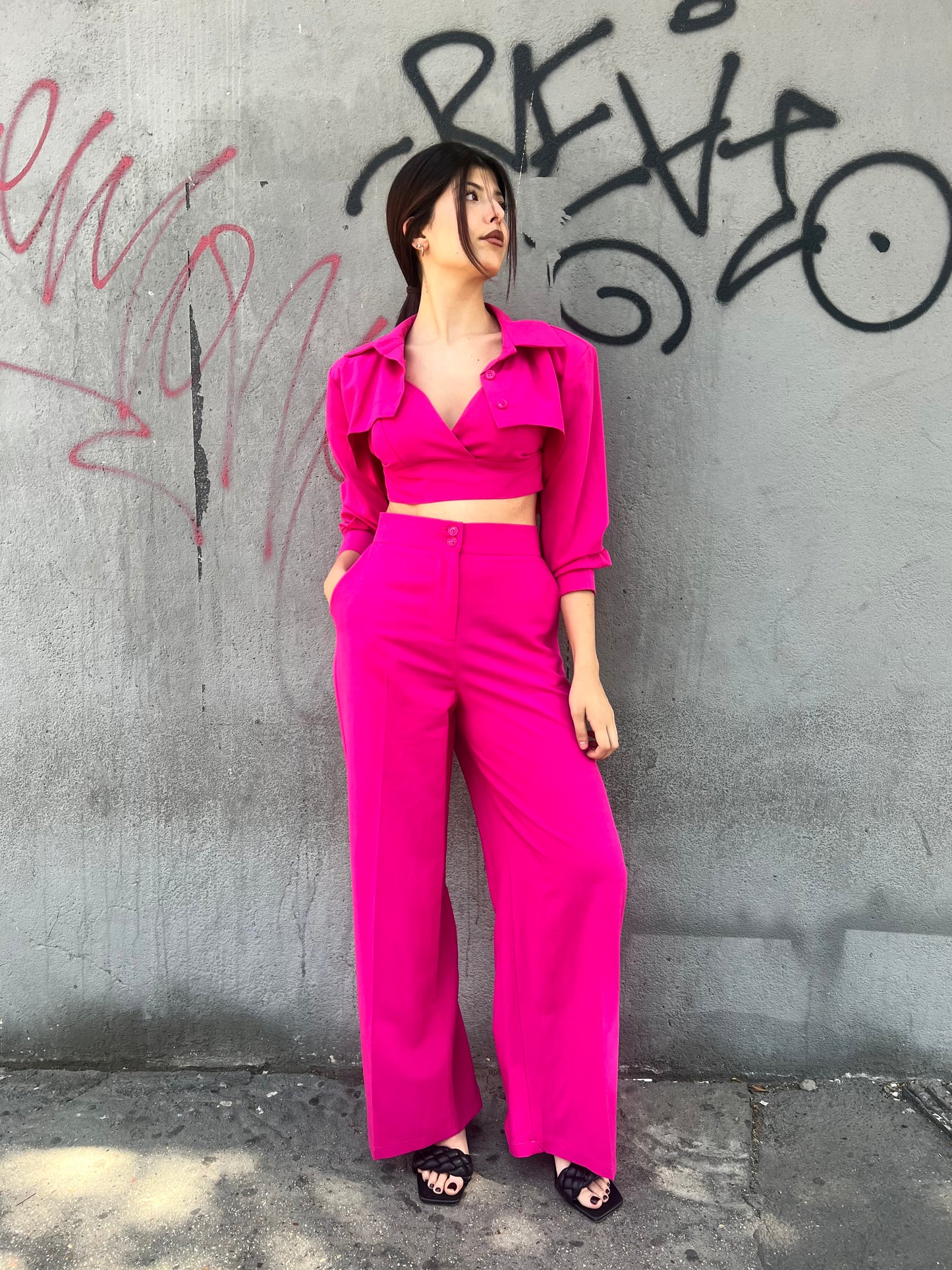 SUSY MIX COMPLETO 3 PEZZI VANESSA FUCSIA
