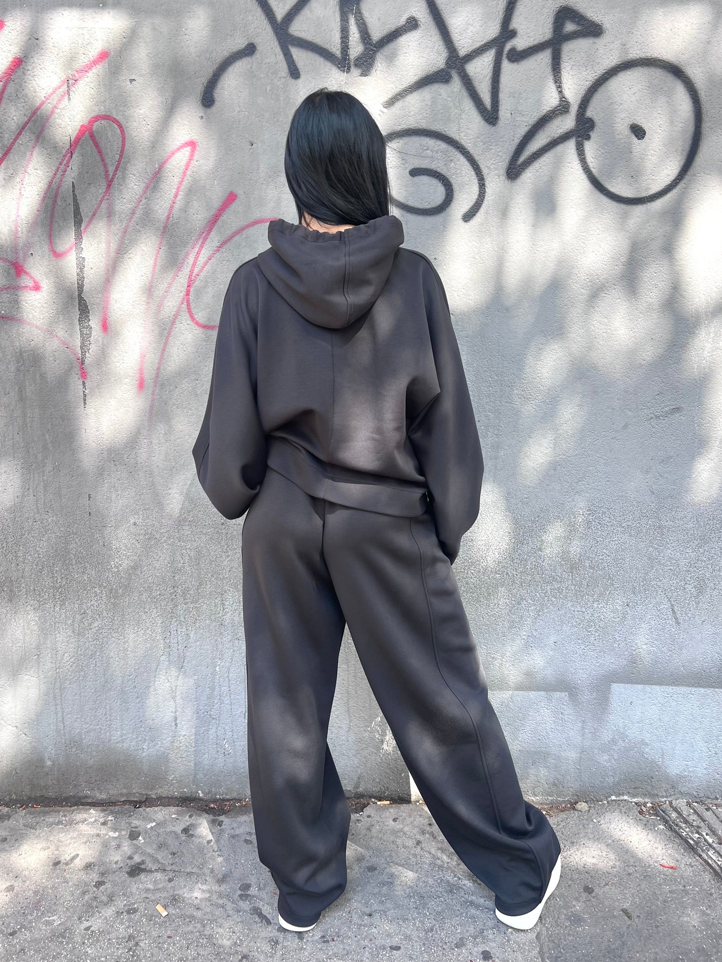 SUSY MIX COMPLETO FELPA & PANTALONE DONATELLA NERO