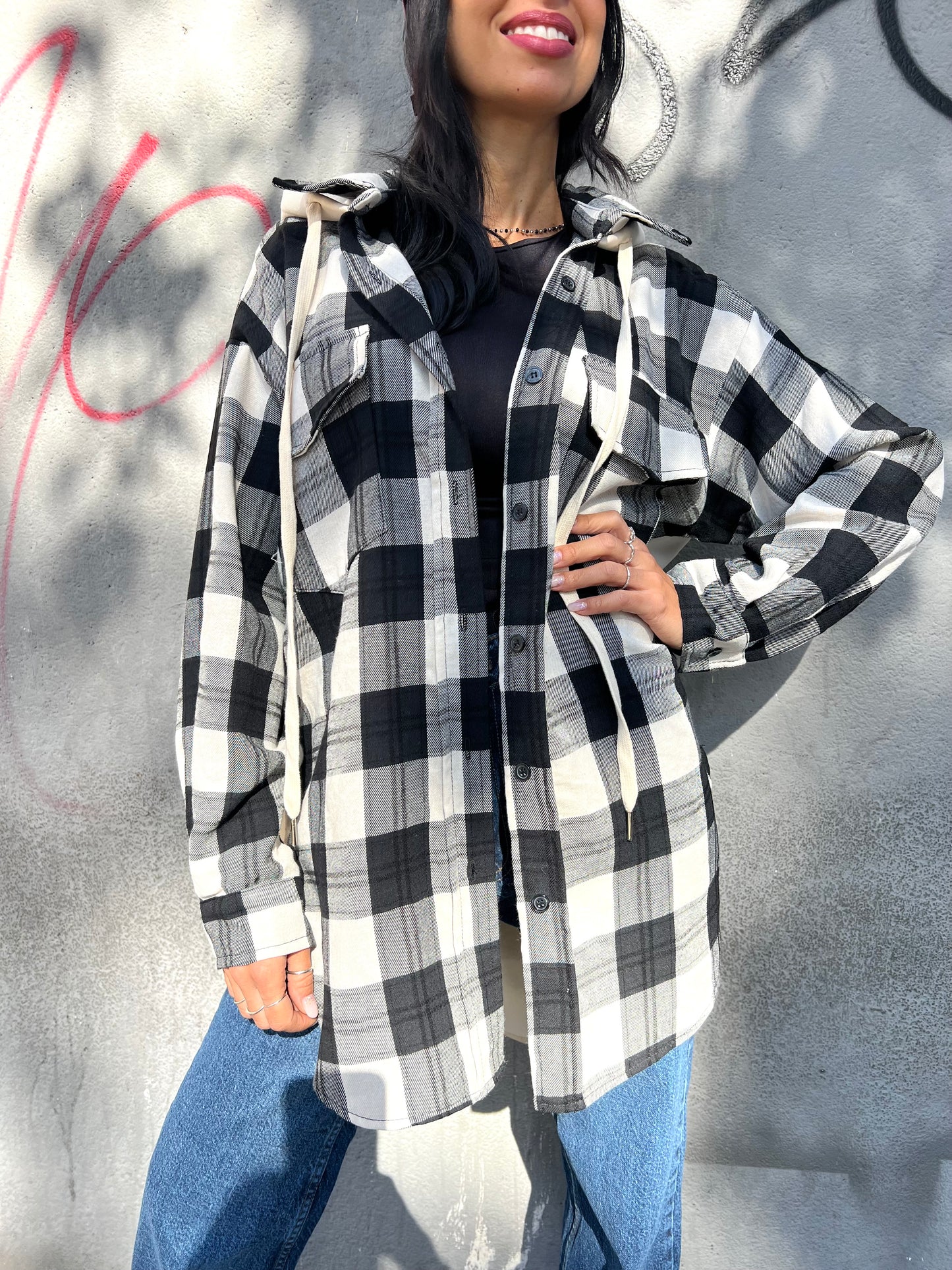 SUSY MIX CAMICIA CHECK CON FELPA STAMPA “28”