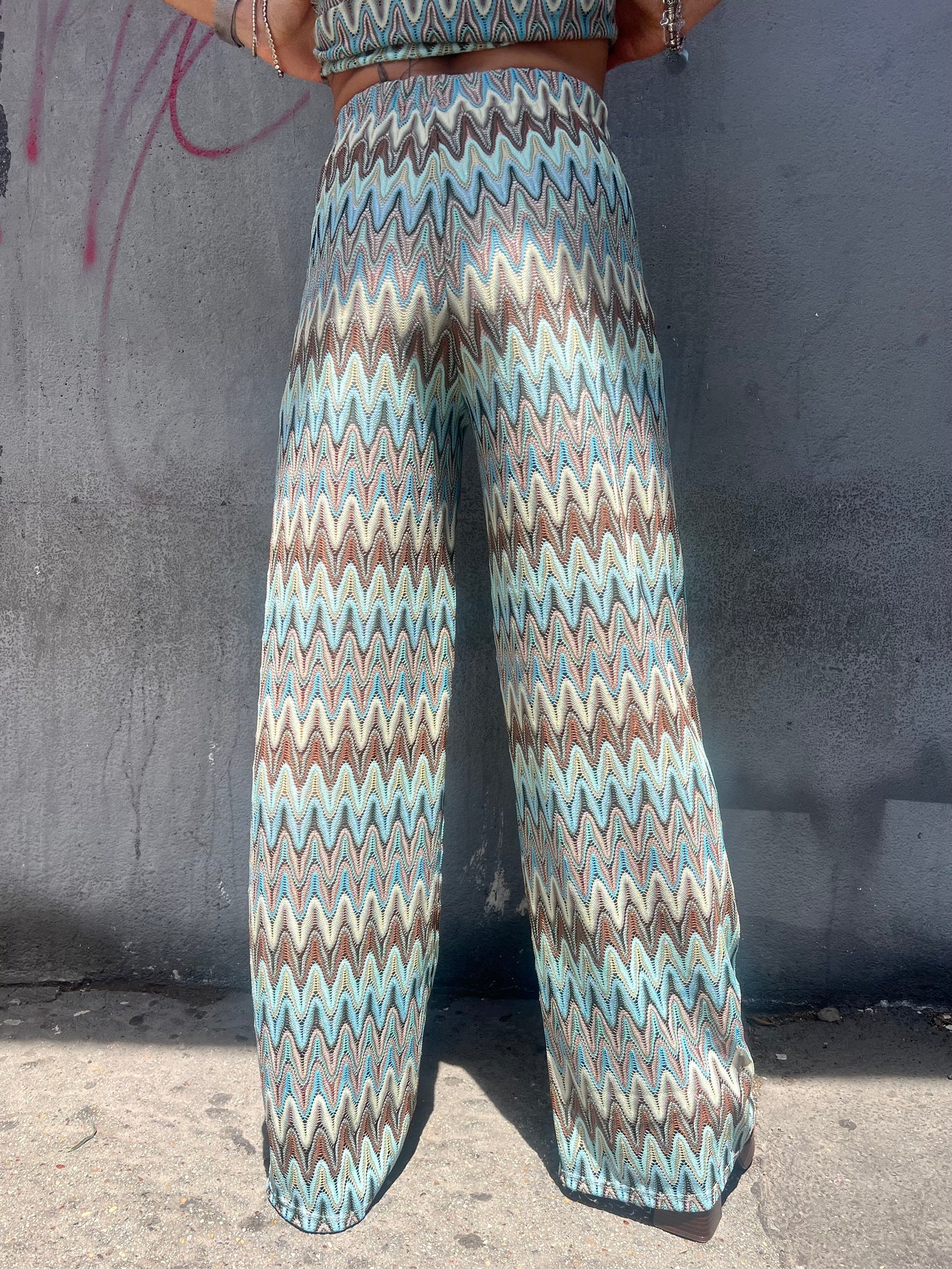 SUSY MIX PANTALONE DRITTO VALERIA CELESTE