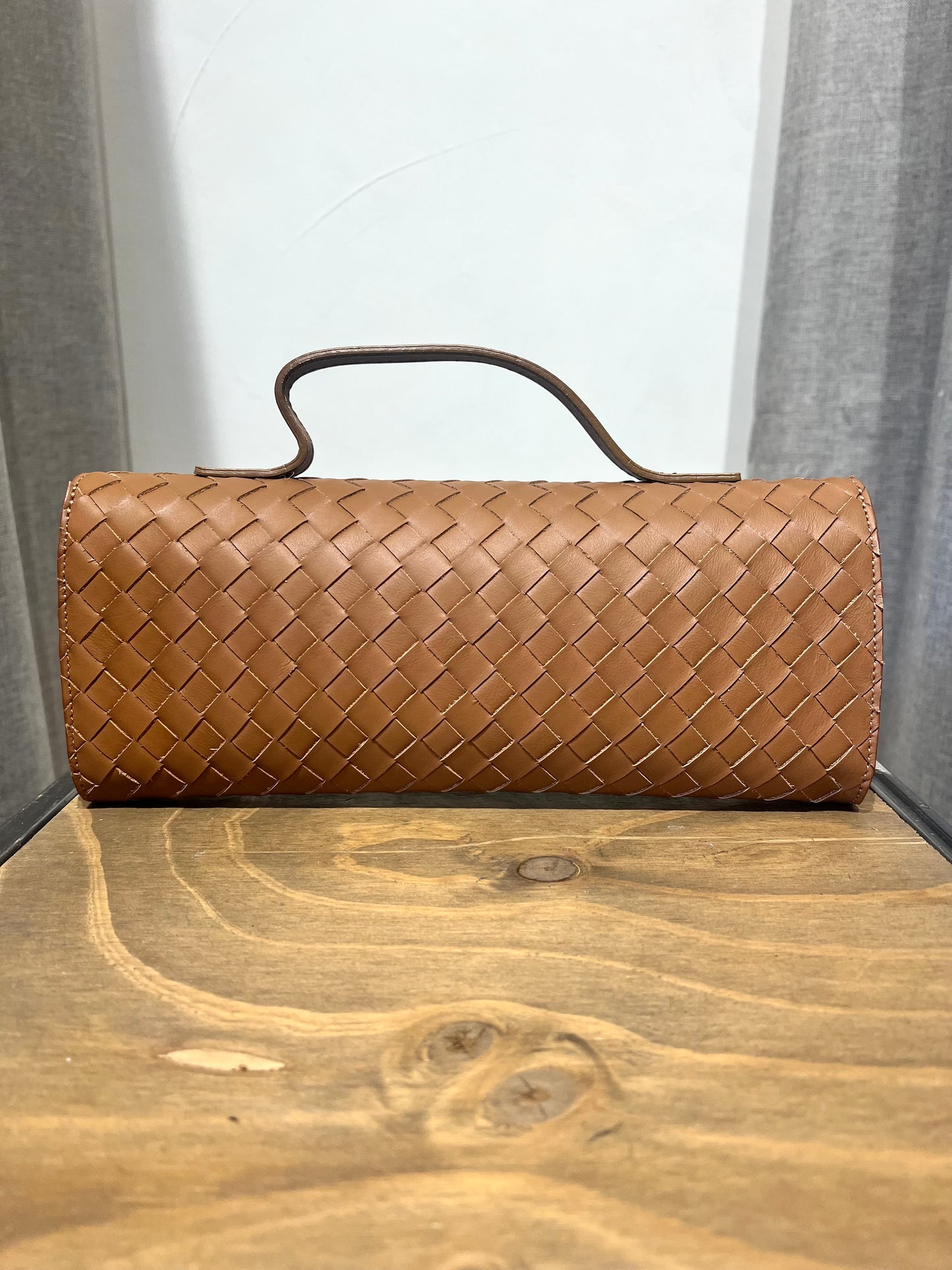 BORSA BAGUETTE VERA PELLE BOTTEGA CUOIO