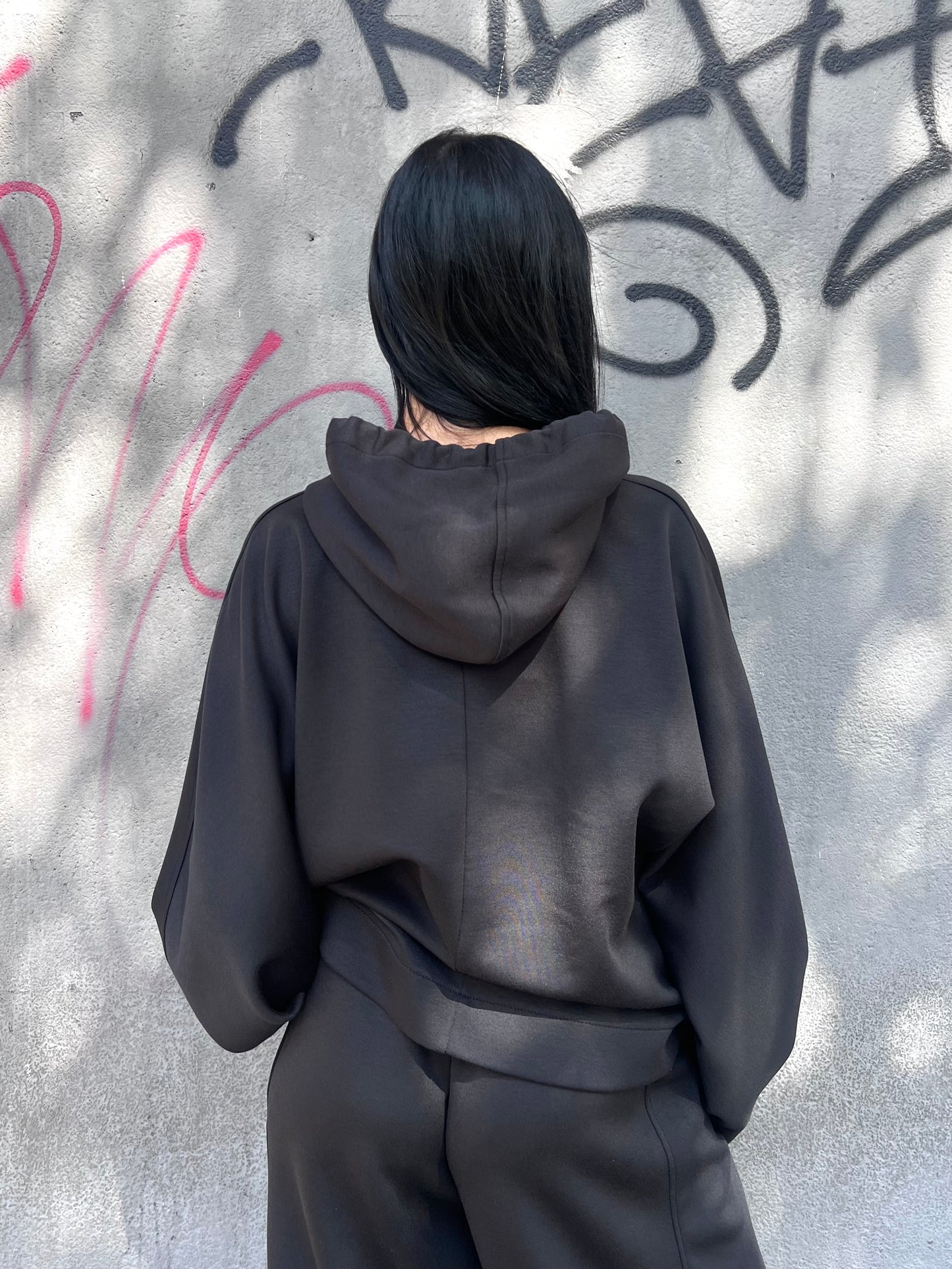 SUSY MIX COMPLETO FELPA & PANTALONE DONATELLA NERO