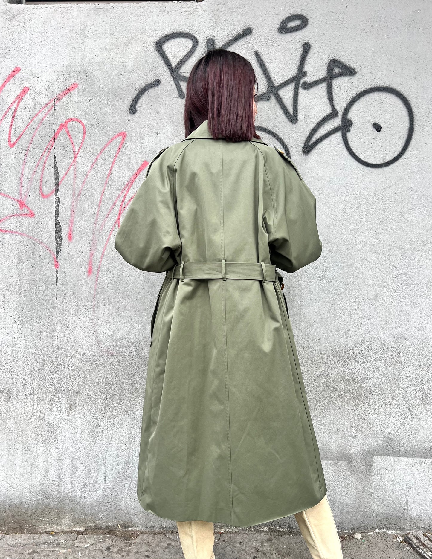 SUSY MIX TRENCH OVER TESSUTO TECNICO ERIN MILITARE