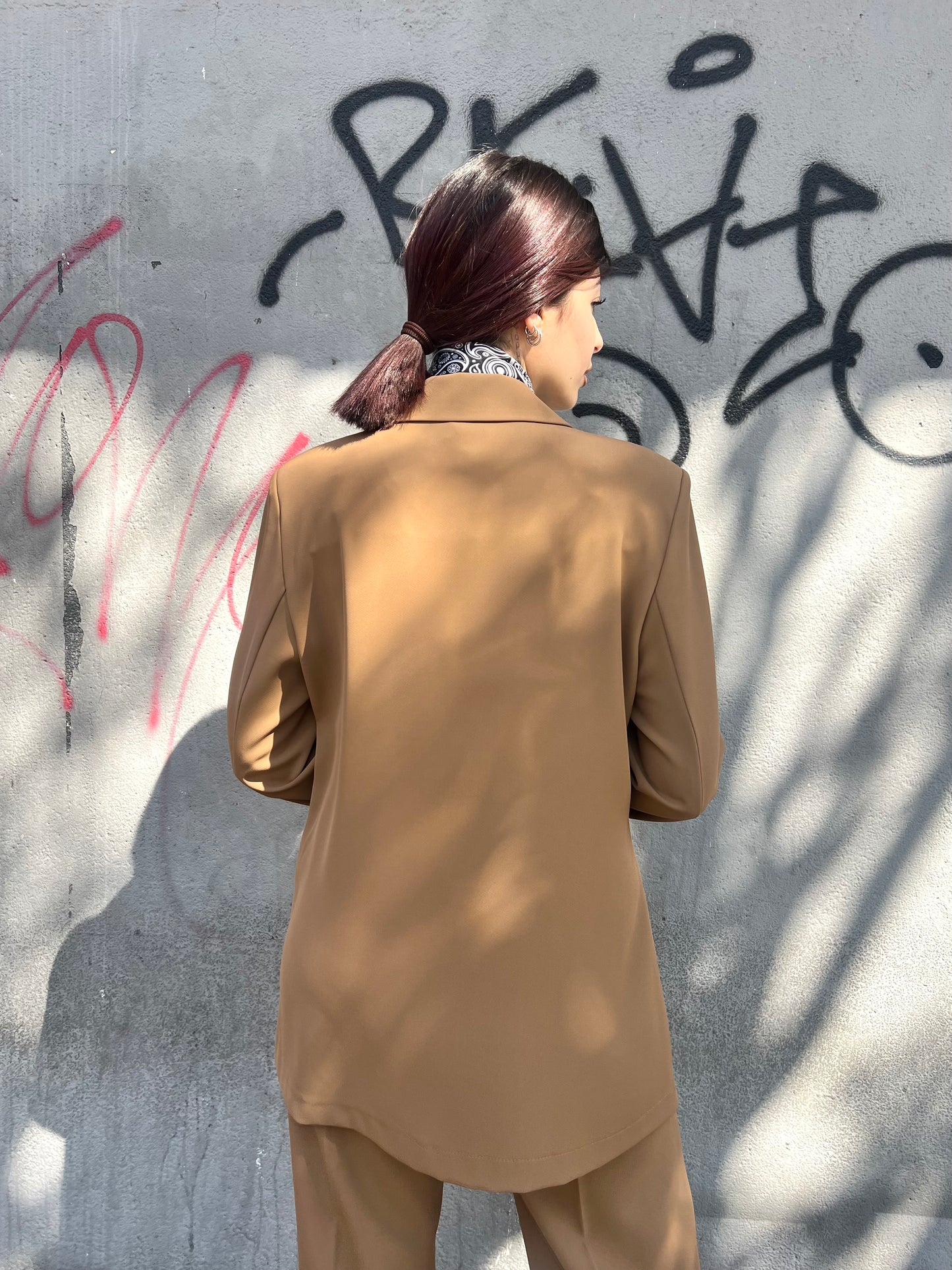 SUSY MIX GIACCA MONOPETTO FLUIDO MIRIAM CAMMELLO