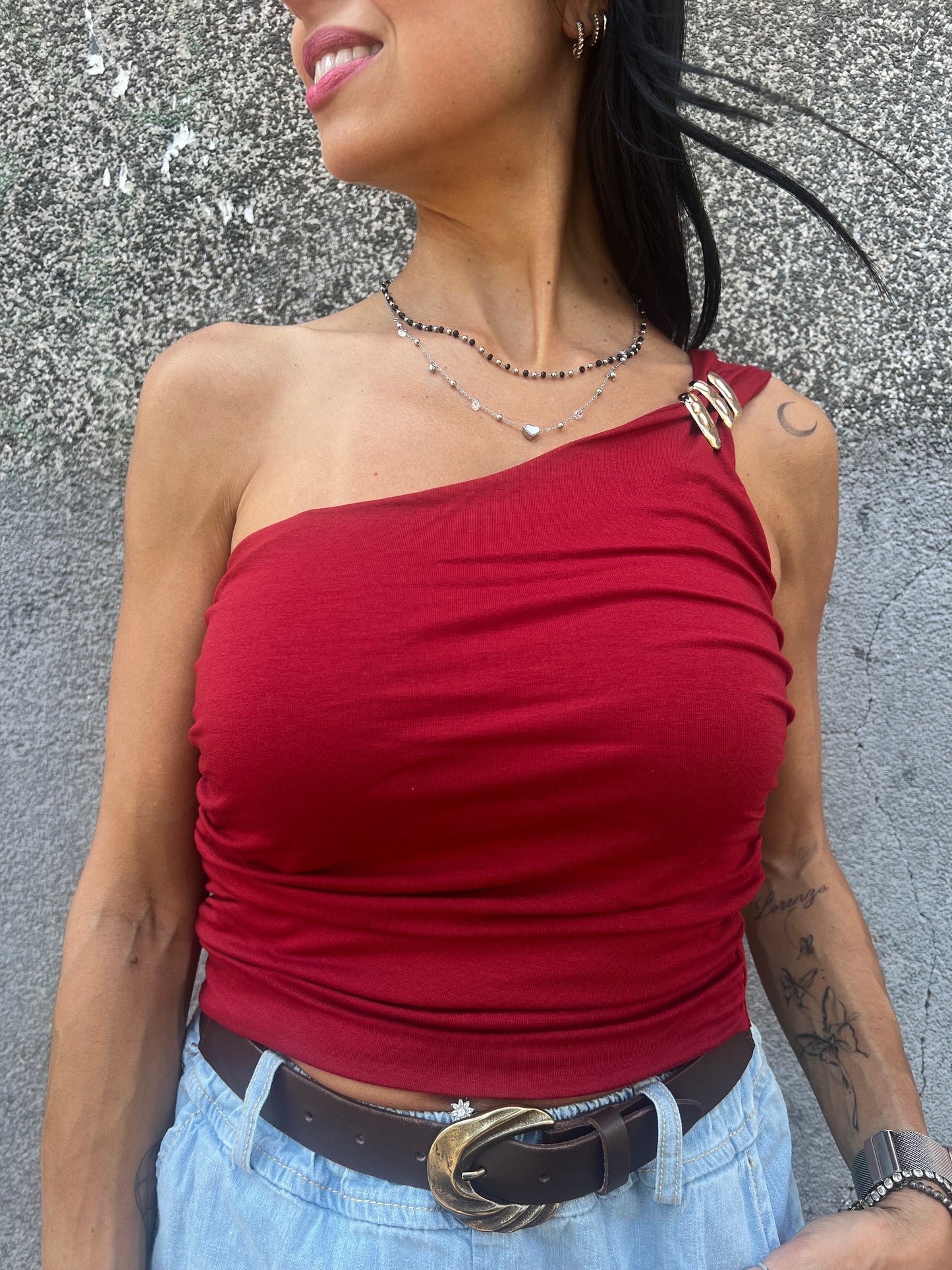 SUSY MIX CANOTTA MONOSPALLA DETTAGLIO ORO ALINA INDIA