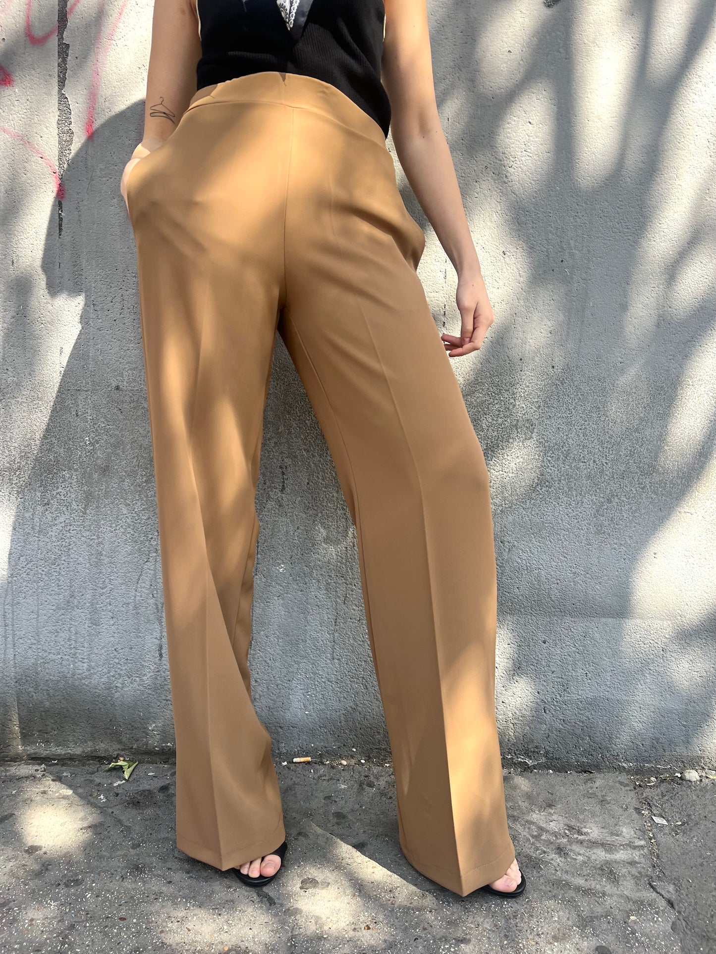 SUSY MIX PANTALONE FLUIDO FULL LENGHT MIRIAM CAMMELLO