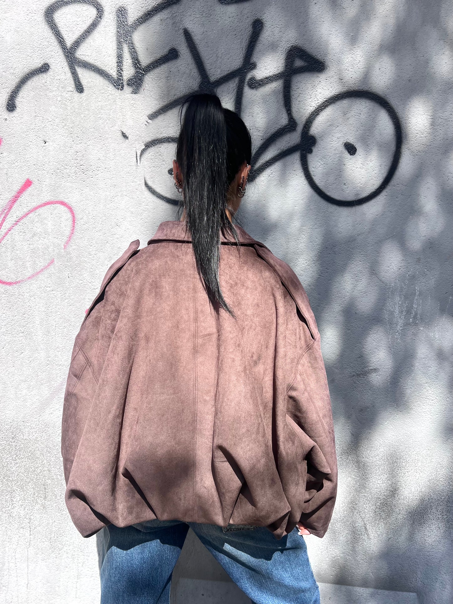 SUSY MIX BOMBER OVER IN SUEDE MORO