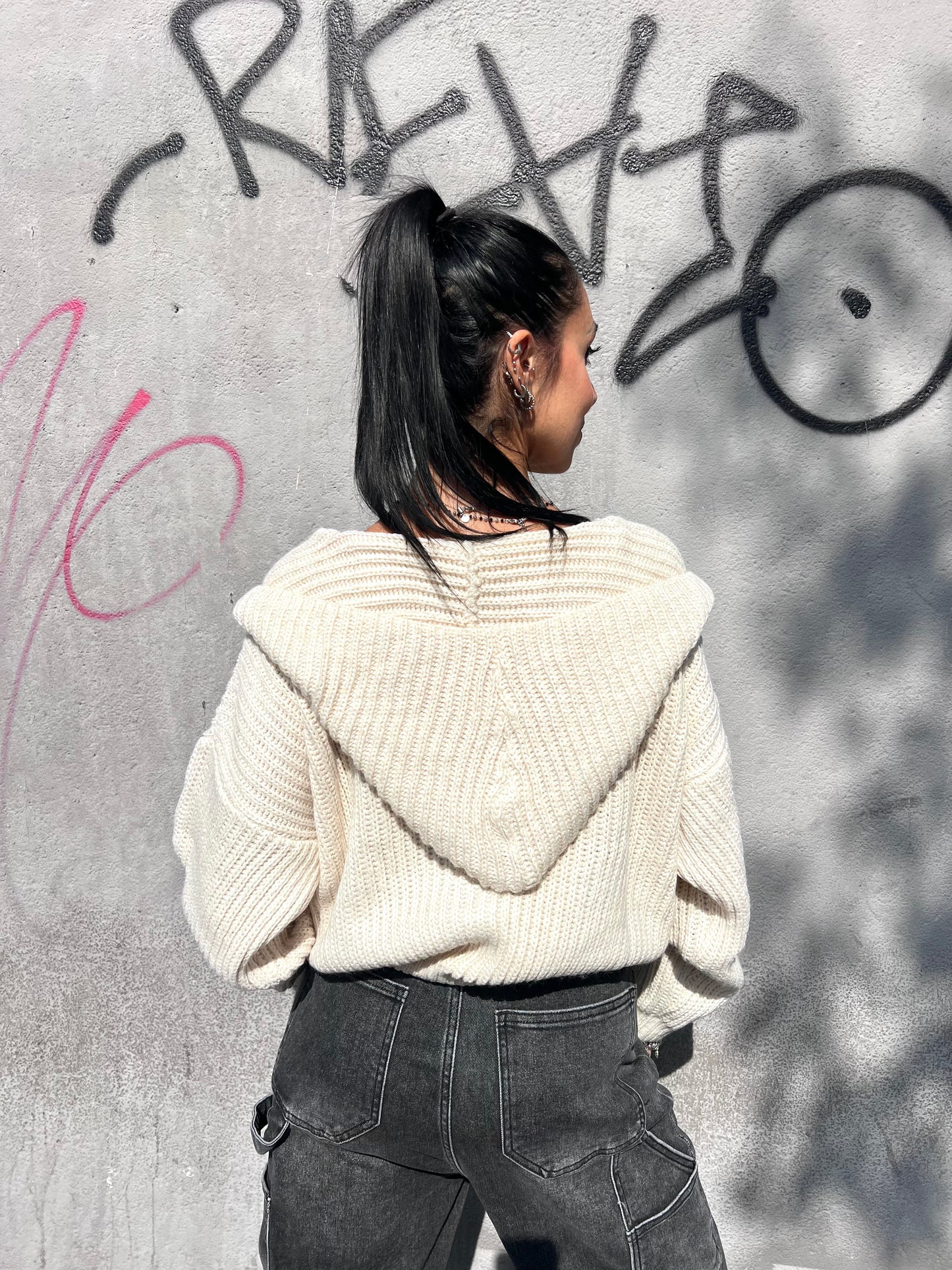 SUSY MIX CARDIGAN CROP CAPPUCCIO MOLLY BURRO