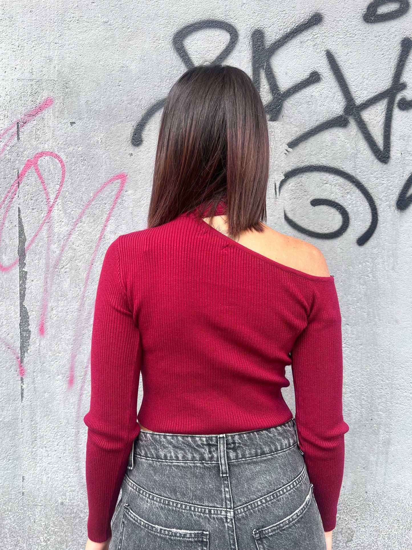 SUSY MIX MAGLIA CROP CUT OUT COSTINE ILARIA INDIA