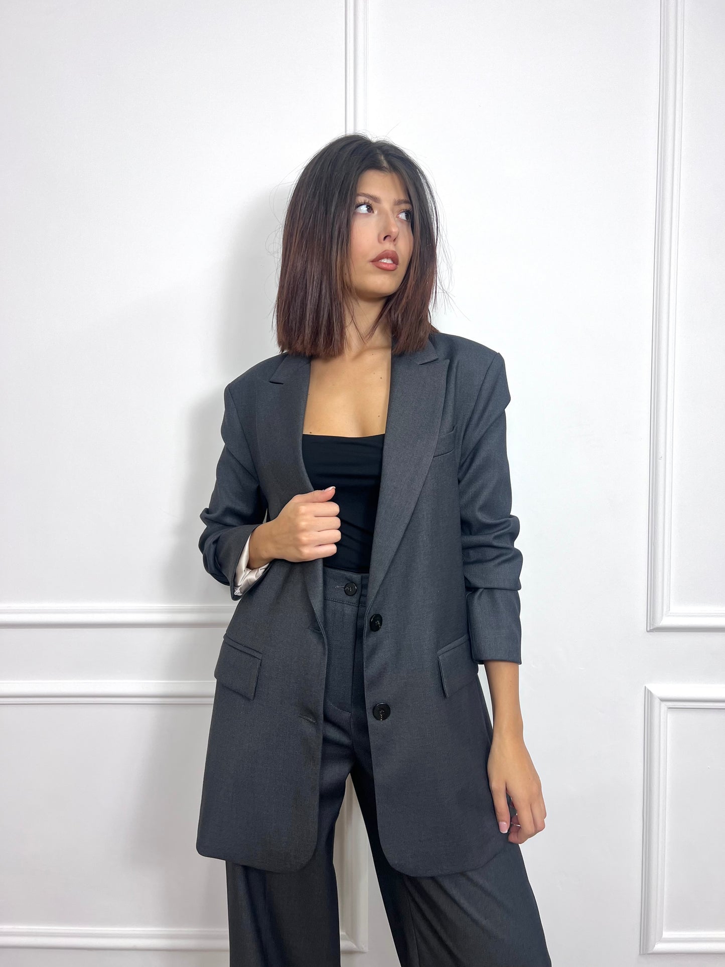SUSY MIX GIACCA MONOPETTO SARTORIALE CAMILLA GRAFFITE