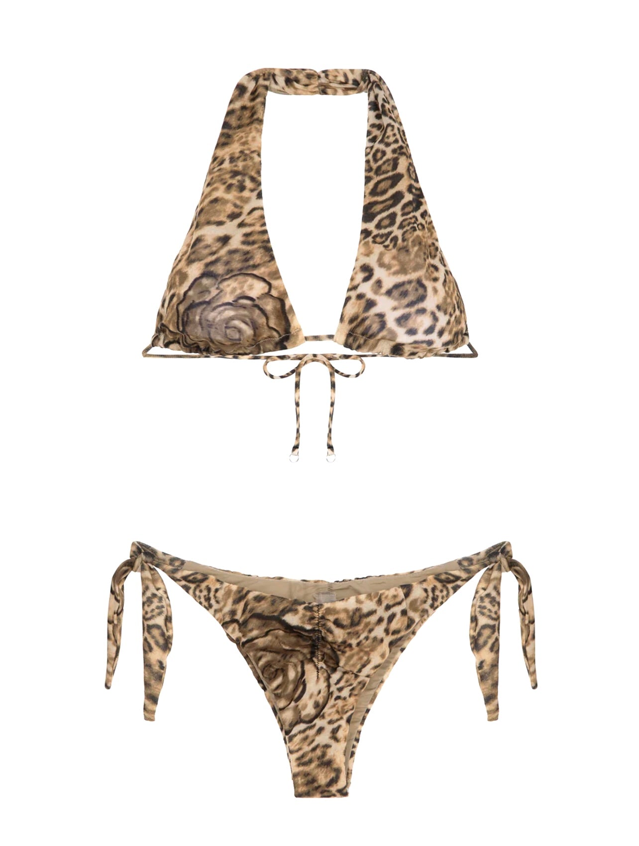 CHANGIT BIKINI TRIANGOLO ALTO E SLIP AMERICANO ANIMALIER