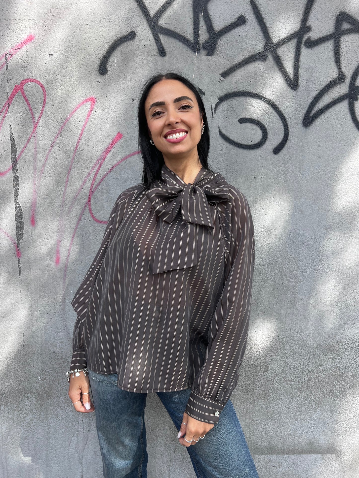 SUSY MIX BLUSA GESSATA FIOCCO GINEVRA MORO