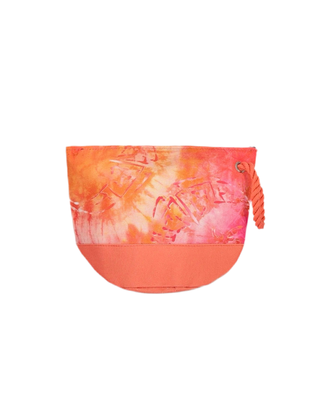 POCHETTE MARE CON CERNIERA FANTASIA ARANCIO