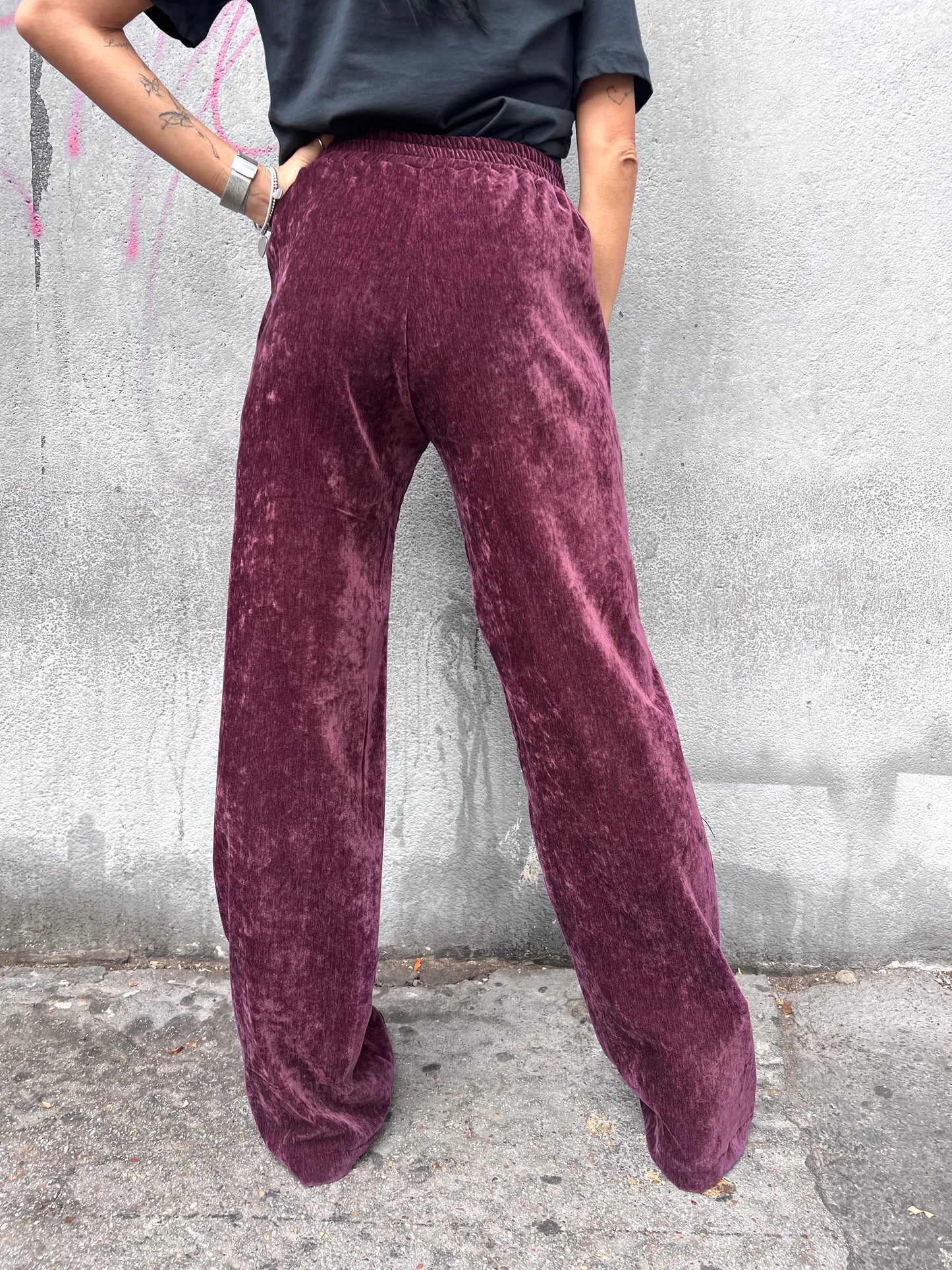 SUSY MIX COMPLETO GIACCA FUSCIACCA & PANT CINIGLIA VINO