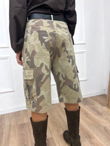 BERMUDA CARGO CAMOUFLAGE SUSY MIX