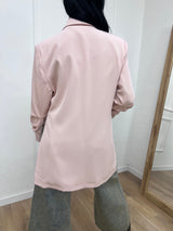 GIACCA UN BOTTONE SPACCHI LATO BRUNA ROSA SUSY MIX