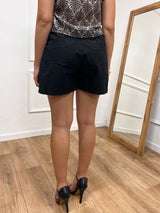 SHORT STELLINA TELA PARACADUTE NERO SUSY MIX