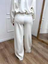 COMPLETO SCUBA FELPA & PANTALONE YLENIA LATTE SUSY MIX
