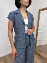 GIACCA M/ALETTA AVVITATA BOTTONI NORA DENIM MOTEL