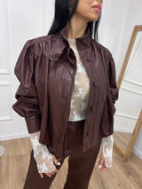 BOMBER ECOPELLE ARRICCIATO ROXY BAROLO SUSY MIX