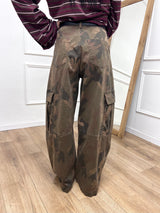 PANTALONE BARREL CARGO CAMOUFLAGE SUSY MIX