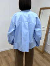 CAMICIA MANICHE PALLONCINO ILA AZZURRO SUSY MIX