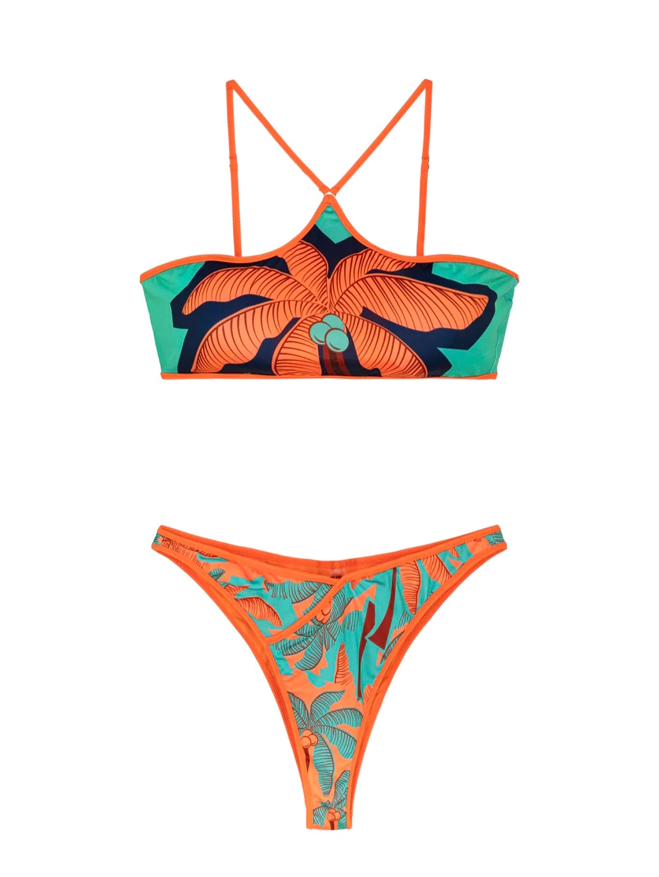 BIKINI TOP E SLIP AMERICANO FISSO EXOTIC