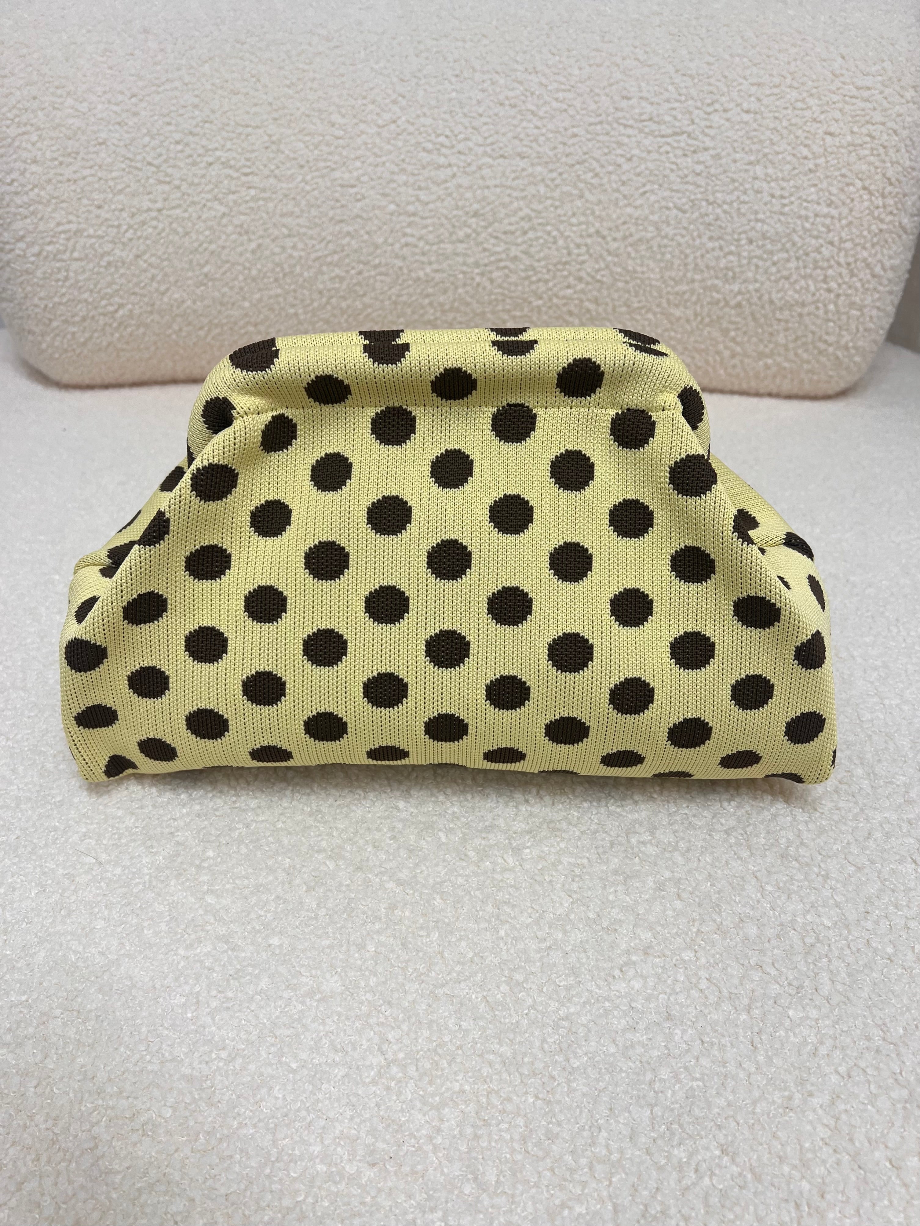 BORSA POUCH POIS GIALLO MORO MYNE