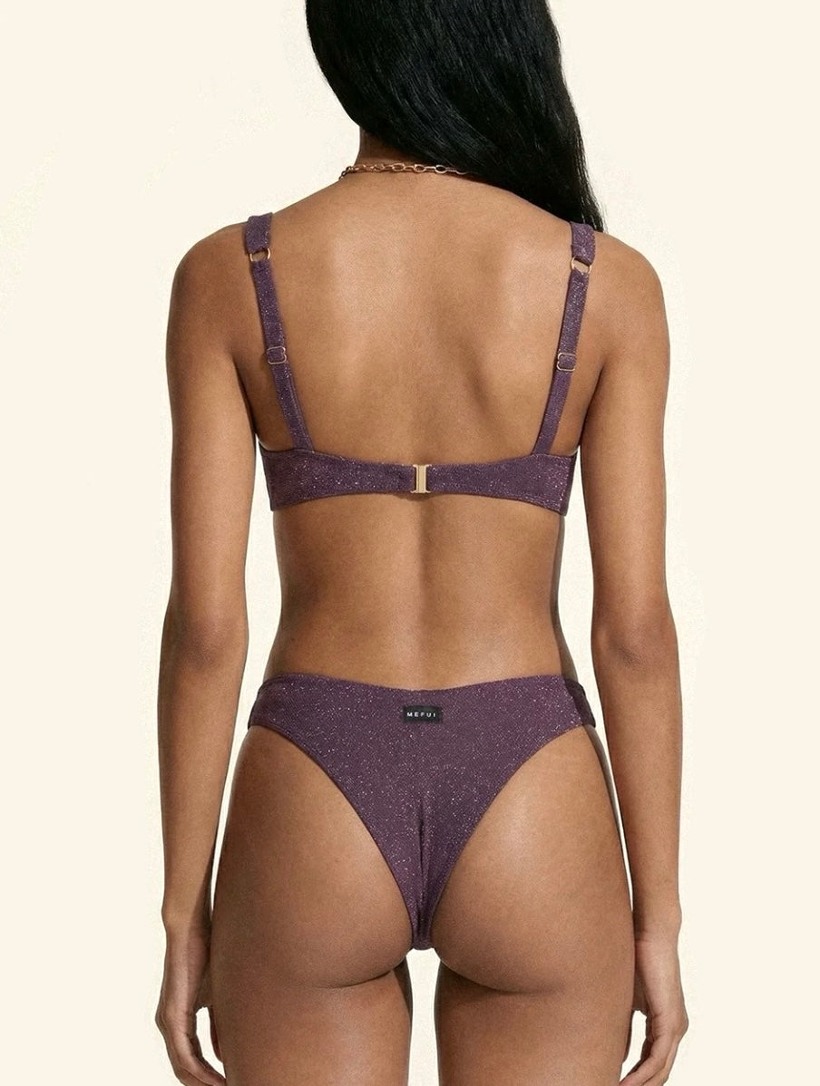 REGGISENO LUREX CON FERRETTO BORDEAUX ME FUI