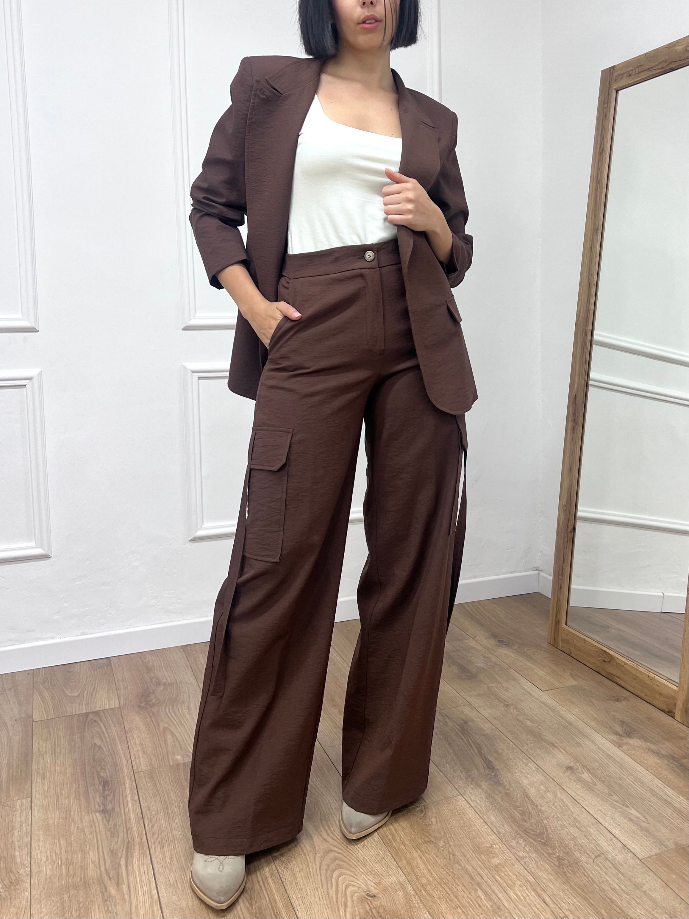 PANTALONE CARGO VITA REGOLARE ILA MORO