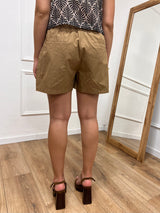 SHORT STELLINA TELA PARACADUTE TABACCO SUSY MIX