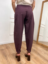 PANTALONE VITA ALTA OVETTO “CUORE” FICO SUSY MIX