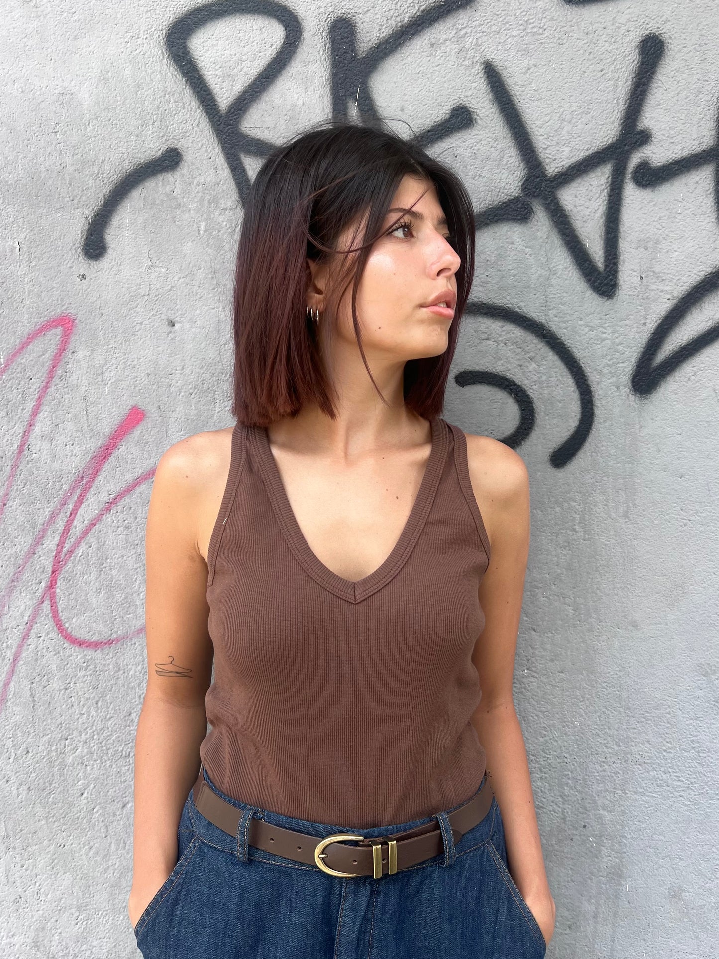SUSY MIX CANOTTA COSTINO SCOLLO “V” ZERA MORO