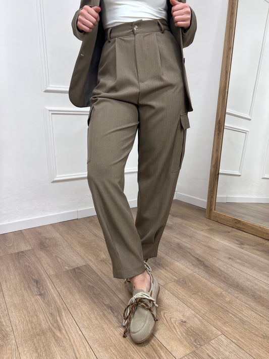 SUSY MIX PANTALONE VITA ALTA CARGO CECILIA CACHA
