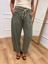 PANTALONE BALLON STELLINA LINO MILITARE SUSY MIX