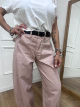 PANTALONE COTONE BALLON  STELLINA ROSA SUSY MIX