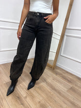 DENIM BARREL VITA REGOLARE MORO WASHED SUSY MIX