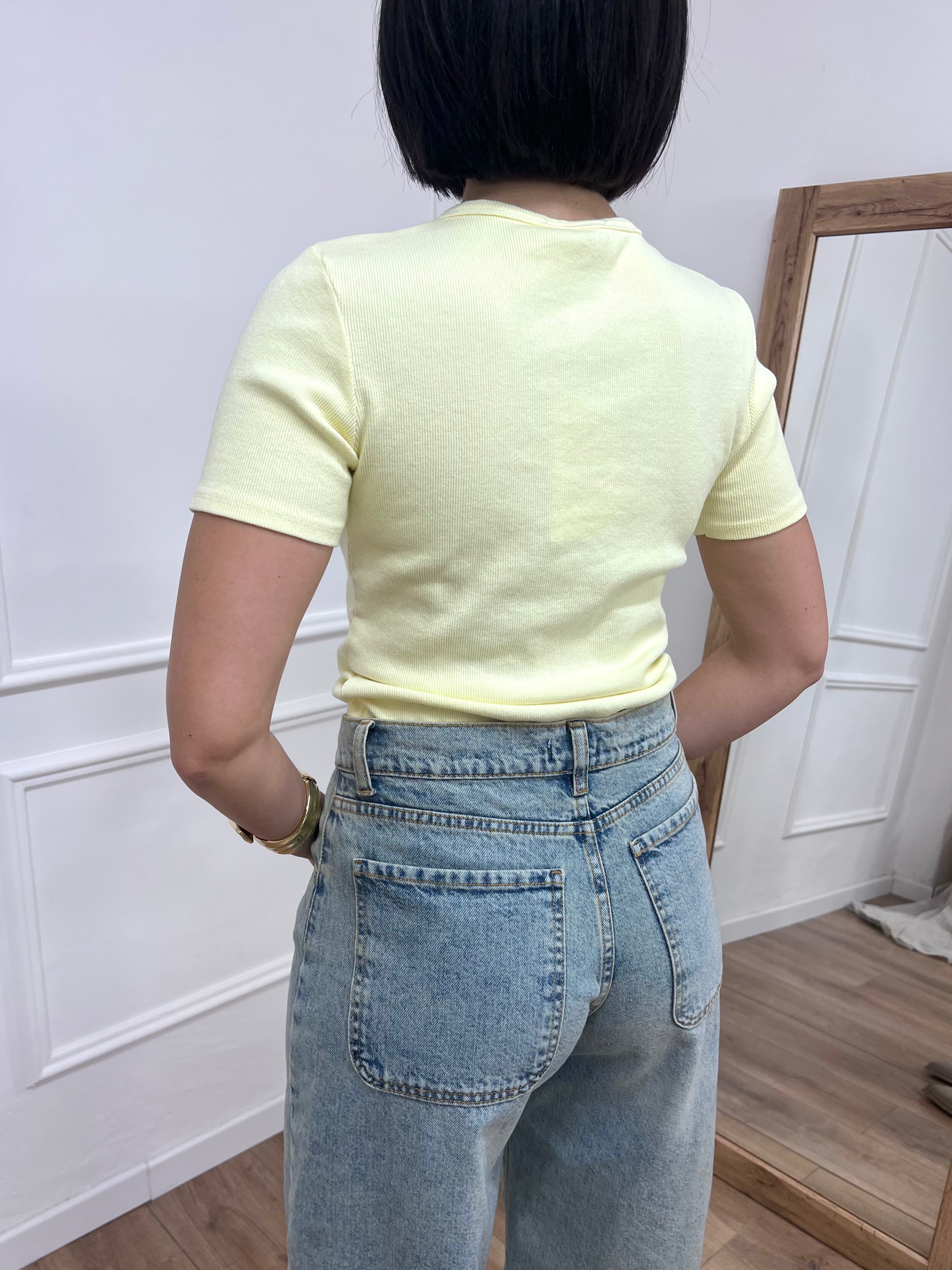 MAGLIA M/C SERAFINO COSTINE BENNY GIALLO MOTEL