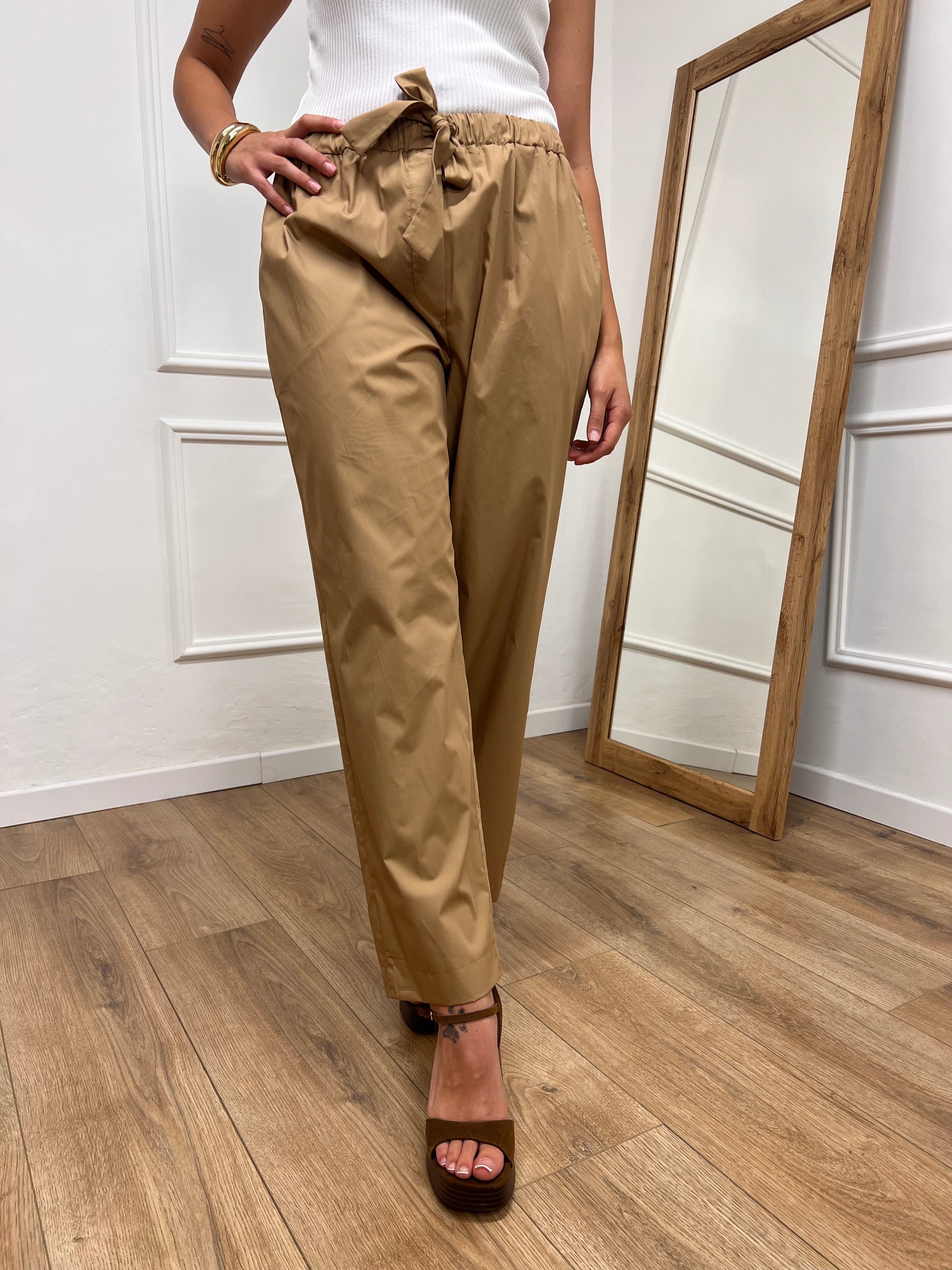 PANTALONE LACCIO TELA PARACADUTE CAMEL MOTEL