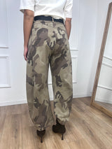 PANTALONE OVETTO CAMOUFLAGE VERDE SUSY MIX