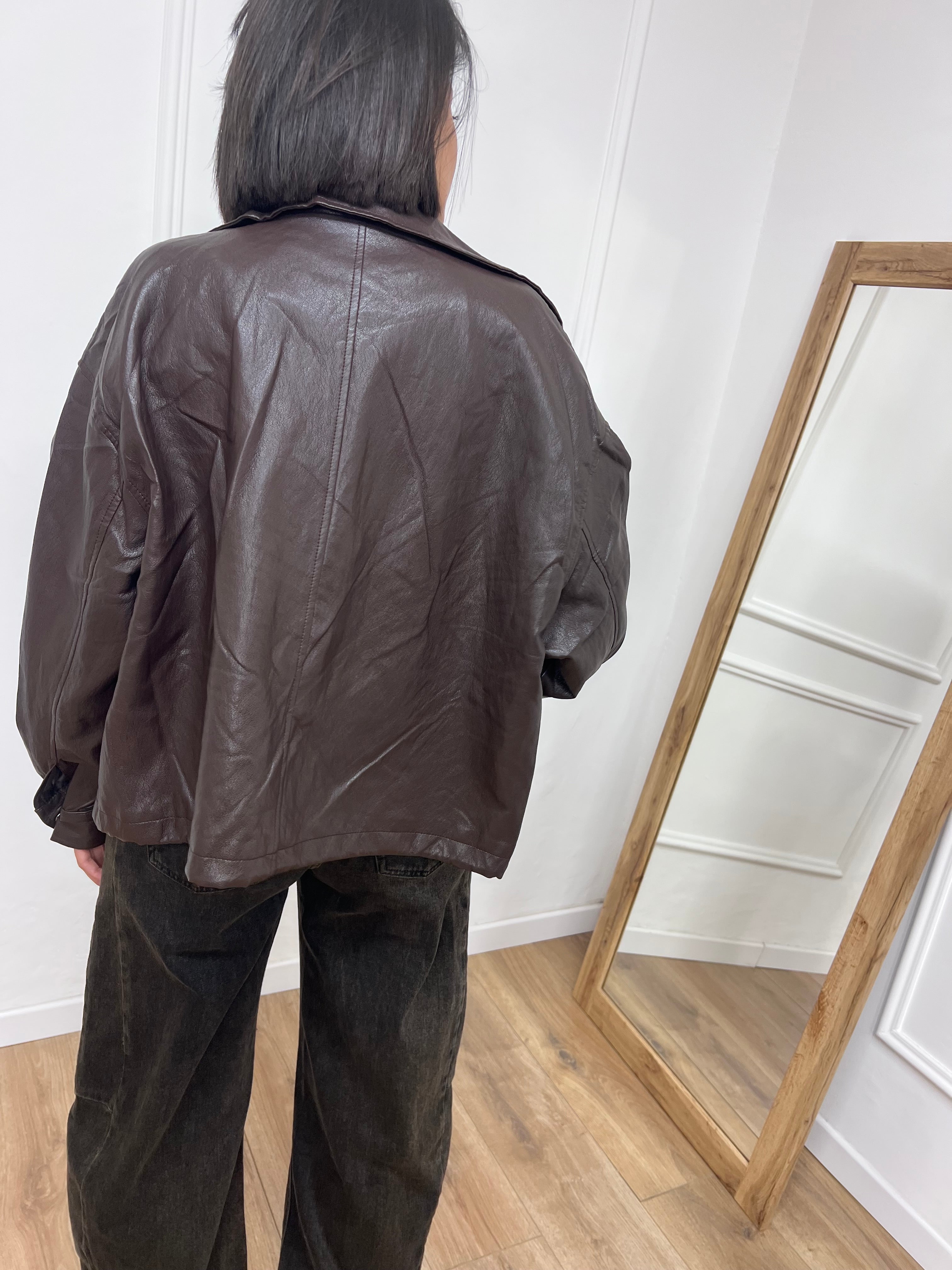 GIACCA 3 in 1 ECOPELLE + GILET MONGOLIA VITTORIA MORO